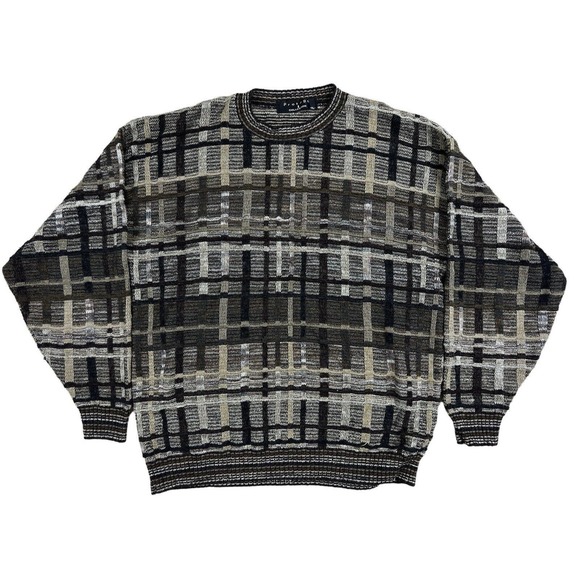 VTG‎ Protege Collection Sweater Men XL Brown 90’s Crosby - Picture 1 of 7